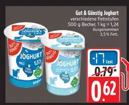 Marktkauf Gut & günstig joghurt mild 1,5% Angebot