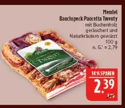 Marktkauf Mendel bauchspeck pancetta twenty Angebot