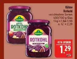 Marktkauf Kühne apfel rotkohl Angebot