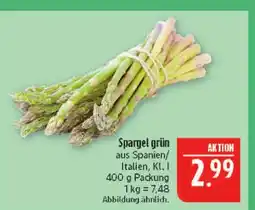 Marktkauf Spargel grün Angebot