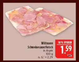 Marktkauf Wiltmann schweinesauerfleisch in aspik Angebot