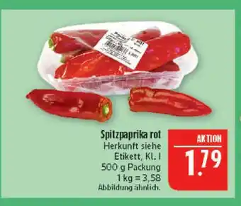 Marktkauf Spitzpaprika rot Angebot