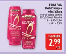 Marktkauf L'oréal paris elvital shampoo Angebot