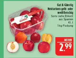 Marktkauf Gut & günstig nektarinen gelb- oder weißfleischig Angebot