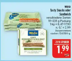 Marktkauf Wasa tasty snacks Angebot
