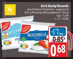 Marktkauf Gut & günstig mozzarella Angebot