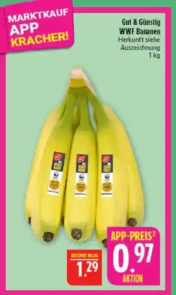 Marktkauf Gut & günstig wwf bananen Angebot