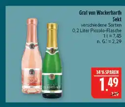 Marktkauf Graf von wackerbarth sekt rosé Angebot