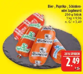 Marktkauf Bierwurst Angebot