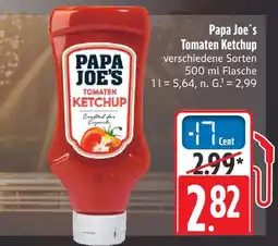Marktkauf Papa joe's tomaten ketchup Angebot