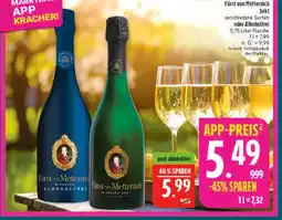 Marktkauf Fürst von metternich riesling sekt Angebot