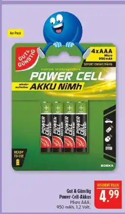 Marktkauf Gut & günstig power-cell-akkus Angebot