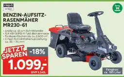 Marktkauf Scheppach benzin-aufsitz-rasenmäher mr230-61 Angebot