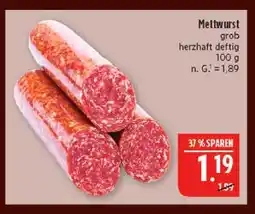 Marktkauf Mettwurst Angebot