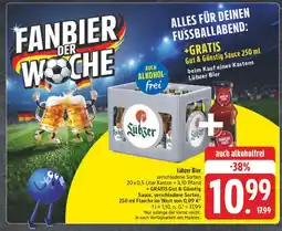 Edeka Lübzer bier Angebot