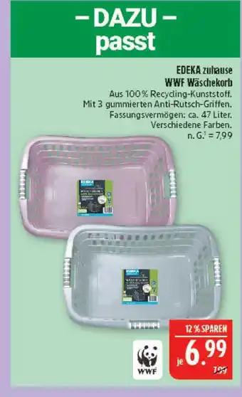 Marktkauf Edeka zuhause wwf wäschekorb Angebot