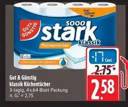 Marktkauf Gut & günstig klassik küchentücher Angebot