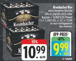 Edeka Krombacher bier Angebot