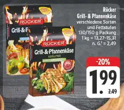 Edeka Rücker grill- & pfannenkäse kräuter Angebot