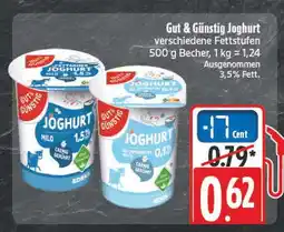 Edeka Gut & günstig joghurt mild 1,5% Angebot