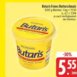 Edeka Butaris feines butterschmalz Angebot
