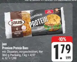 Edeka Jaus premium protein buns Angebot