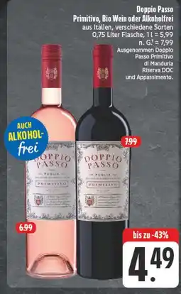 Edeka Doppio passo primitivo bio wein Angebot