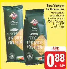 Edeka Riesa spaghetti für dich von hier Angebot