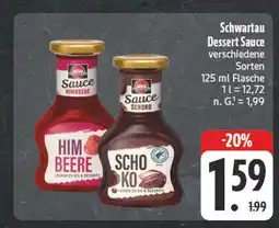 Edeka Schwartau dessert sauce himbeere Angebot
