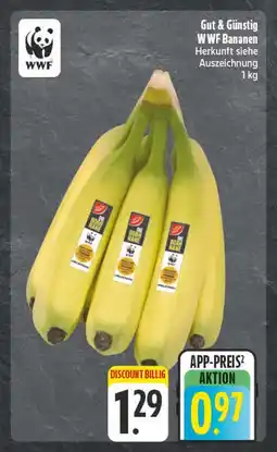 Edeka Wwf gut & günstig wwf bananen Angebot