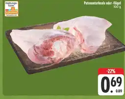 Edeka Putenschenkel oder -flügel Angebot
