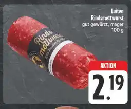 Edeka Luiten rindsmettwurst Angebot