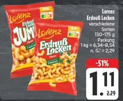 Edeka Lorenz erdnuß locken classic Angebot