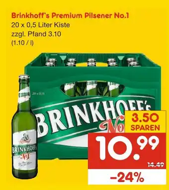 Netto Marken-Discount Brinkhoff's premium pilsener no.1 Angebot