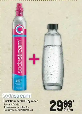 METRO Sodastream Quick Connect C02-zylinder Angebot