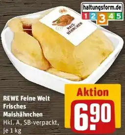 REWE REWE Feine Welt Frisches Maishähnchen Angebot