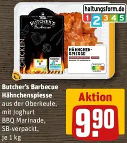 REWE Butcher's Barbecue Hähnchenspiesse Angebot