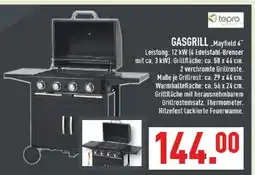 Marktkauf Tepro gasgrill mayfield 4 Angebot