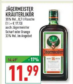 Marktkauf Jägermeister kräuterlikör Angebot