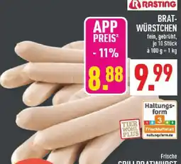 Marktkauf Rasting bratwürstchen Angebot