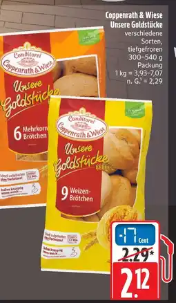 Marktkauf Coppenrath & wiese unsere goldstücke mehrkorn-brötchen Angebot