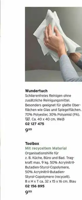 Tchibo Wundertuch Toolbox Angebot