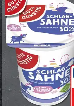 Edeka Gut & Günstig Schlagsahne Angebot