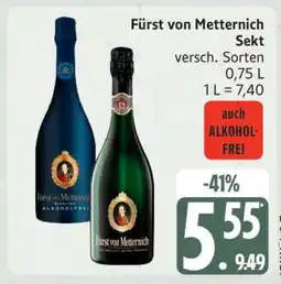 Edeka FÜRST VON METTERNICH Sekt Angebot