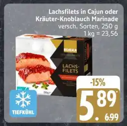 Edeka Lachsfilets in Cajun oder Kräuter-Knoblauch Marinade Angebot
