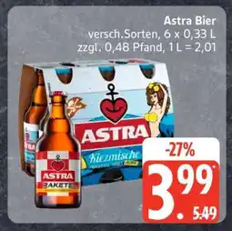 Edeka Astra Bier Angebot