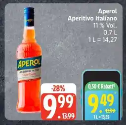 Edeka Aperol Aperitivo italiano Angebot