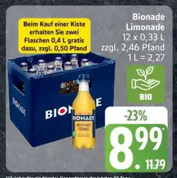 Edeka Bionade Limonade Angebot