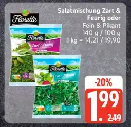 Edeka Salatmischung Zart & Feurig oder Fein & Pikant Angebot
