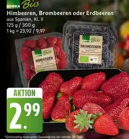 Edeka Himbeeren, Brombeeren oder Erdbeeren Angebot
